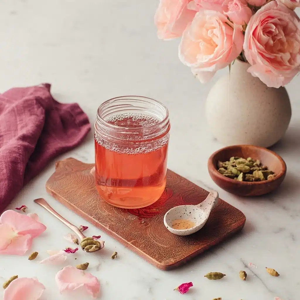 Honey Rose Cardamom Syrup Recipe - Recipe Image