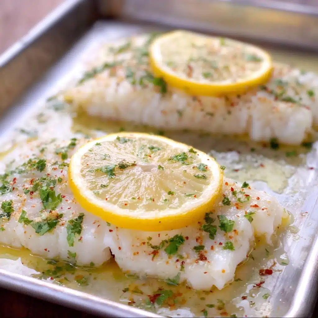 Lemon Garlic Baked Cod Recipe - Recipe Image