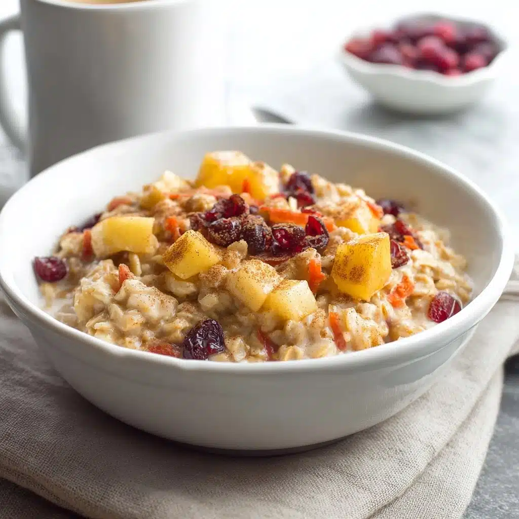 10-Minute Apple Carrot Oatmeal Recipe - Recipe Image