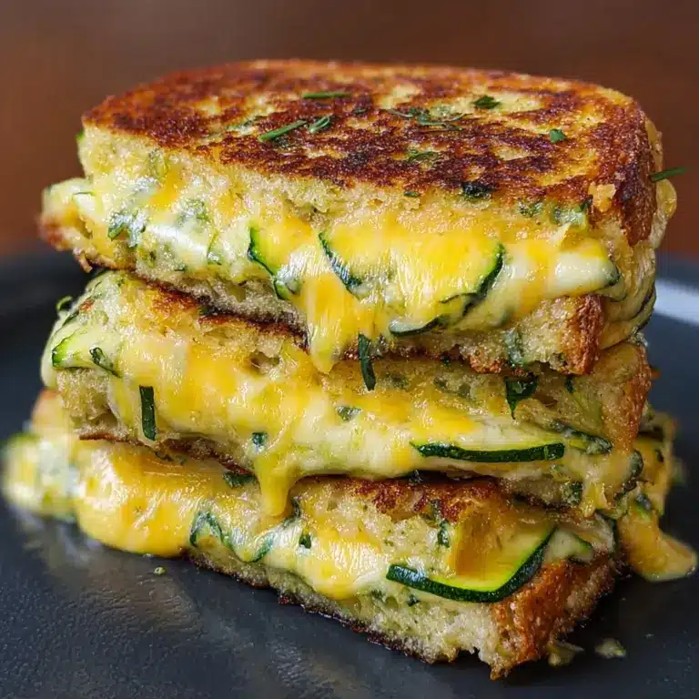 Zucchini Grilled Cheese: Irresistible Garlic Butter Recipe