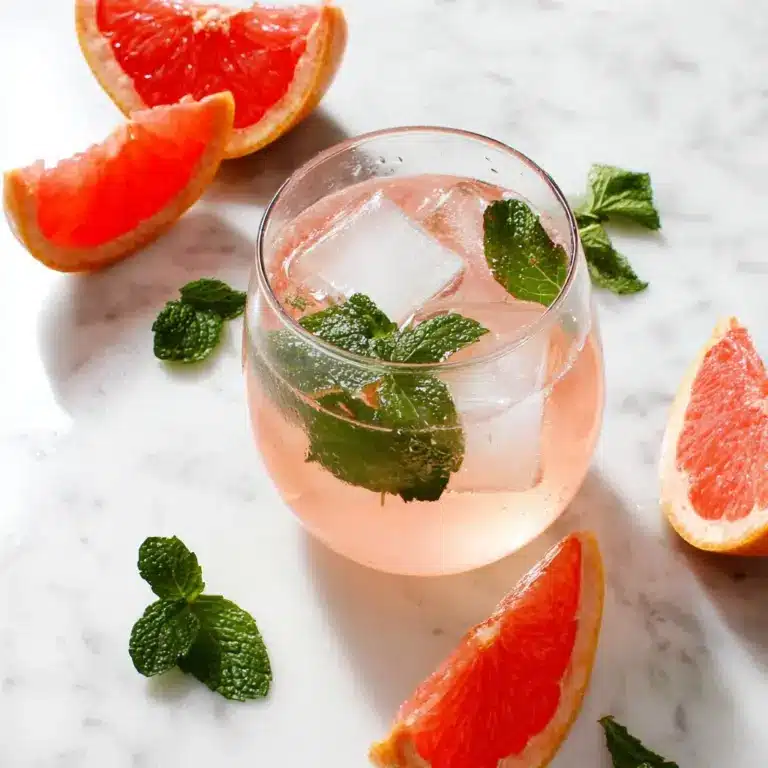 Grapefruit Mint Infused Water Recipe