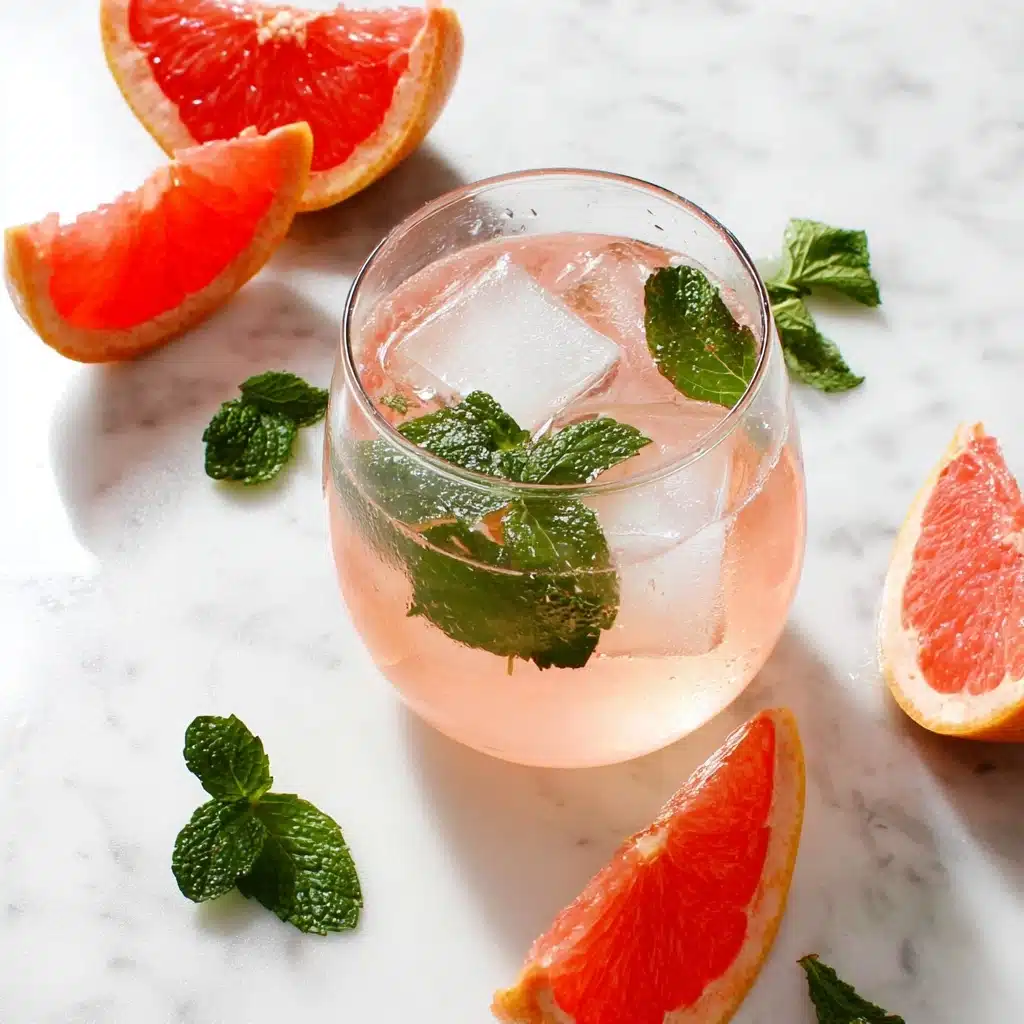 Grapefruit Mint Infused Water Recipe