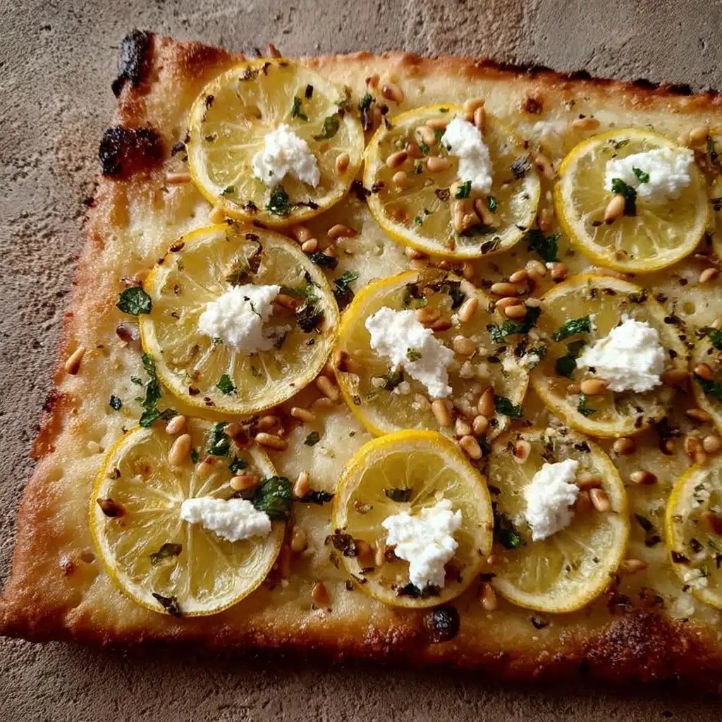 Lemon Ricotta Pizza with Herbs and Honey Recipe - Recipe Image