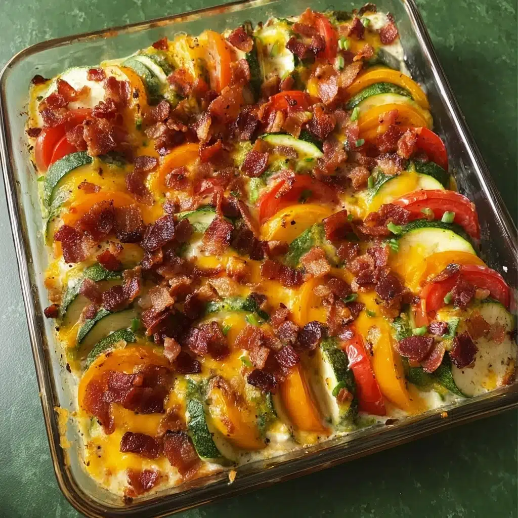 Easy Loaded Zucchini Bake Recipe for Cheesy Comfort  - Recipe Image