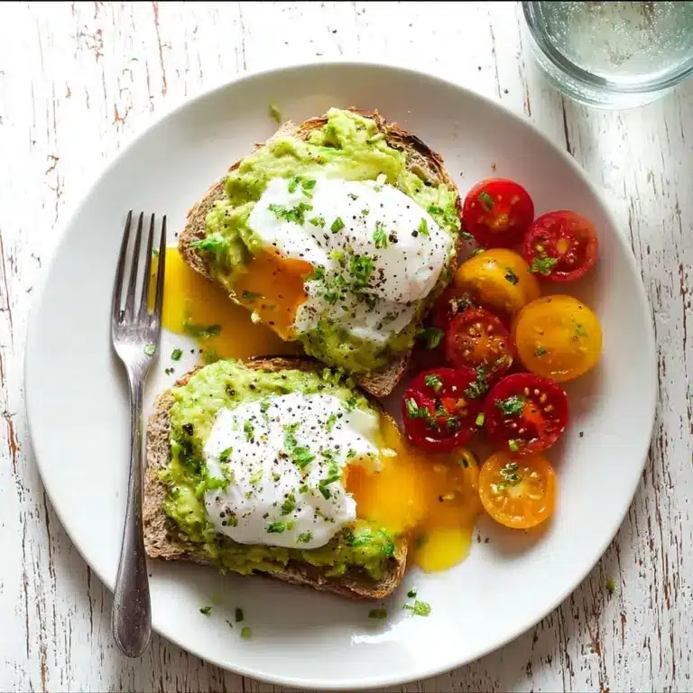 Simple Poached Egg and Avocado Toast Recipe