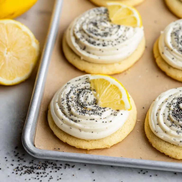 Lemon Poppy Seed Cheesecake Cookies Recipe