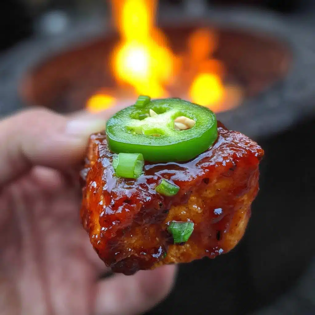 Maple Bacon Bourbon Salmon Bites Recipe - Recipe Image