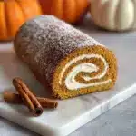 Fall Pumpkin Spice Roll Cake Recipe