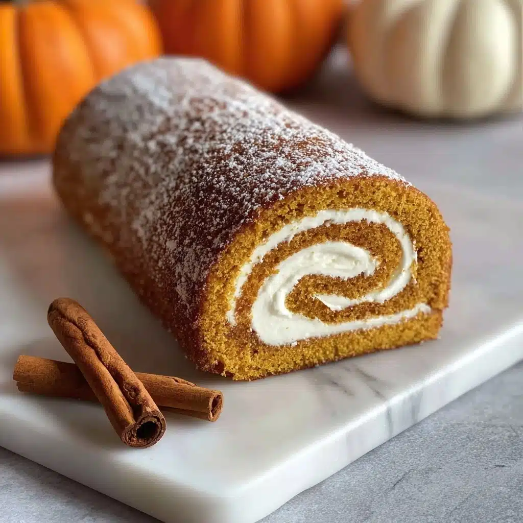 Fall Pumpkin Spice Roll Cake Recipe