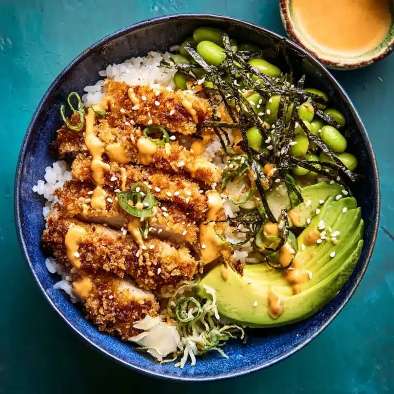Crispy Chicken Katsu Bowls Recipe