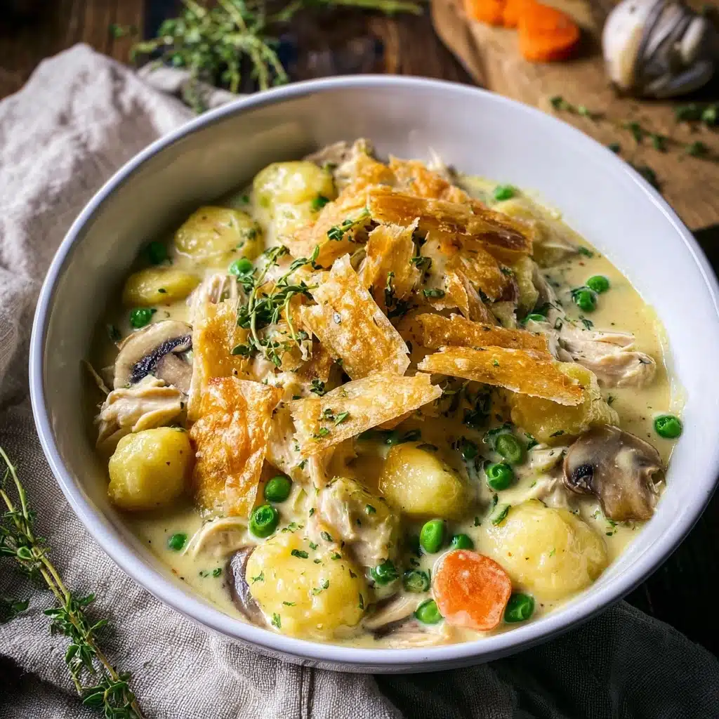 One Pot Chicken Pot Pie Gnocchi Recipe - Recipe Image