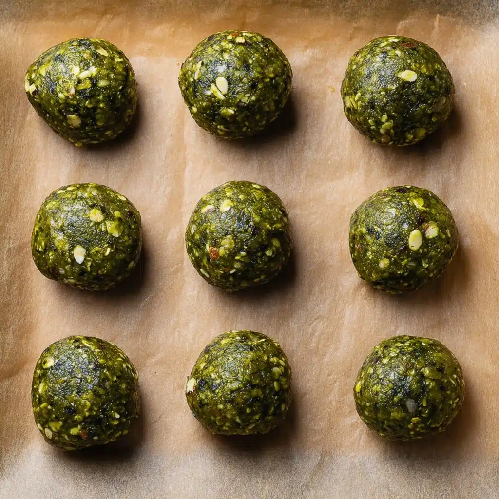 No-Bake Matcha Protein Balls Recipe - Recipe Image