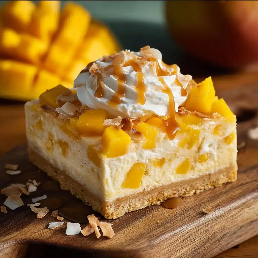 Mango Coconut Bread Pudding Recipe