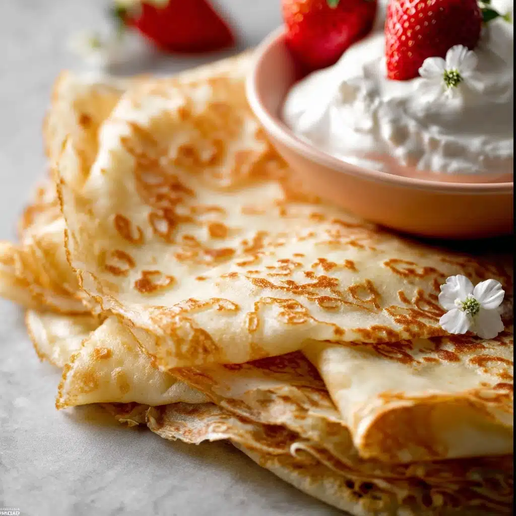 Homemade Crepes Recipe - Recipe Image