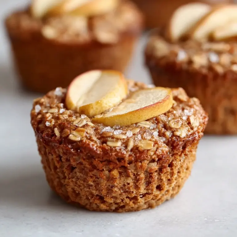 Tasty Baked Apple Cinnamon Oatmeal Cups Recipe