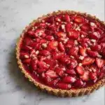 Sprouted Spelt Strawberry Rhubarb Tart Recipe