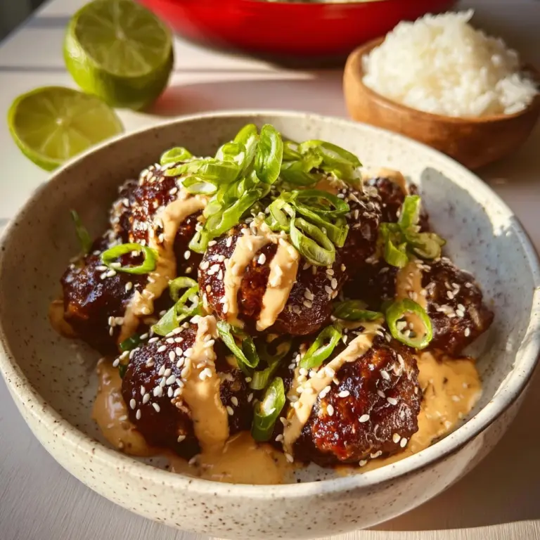 Korean BBQ Meatballs Recipe