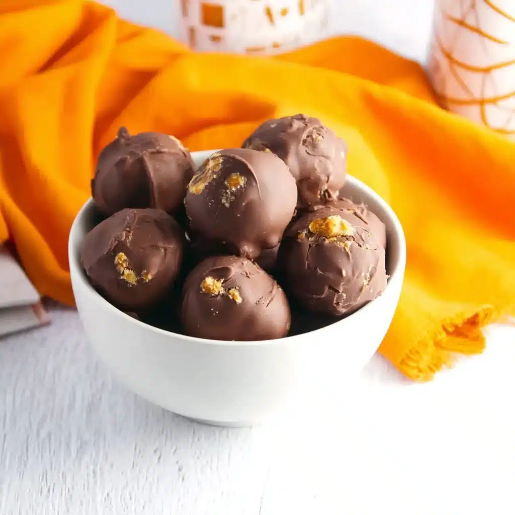 No Bake Pumpkin Truffles Recipe - Recipe Image