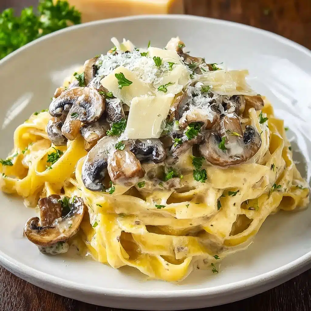 Mushroom Ricotta Pasta Recipe - Recipe Image
