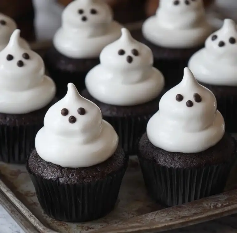 Ghost Cupcakes! Recipe