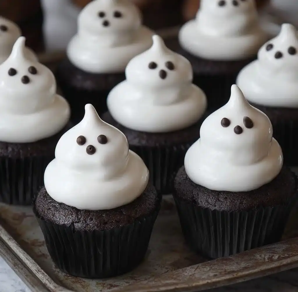Ghost Cupcakes! Recipe