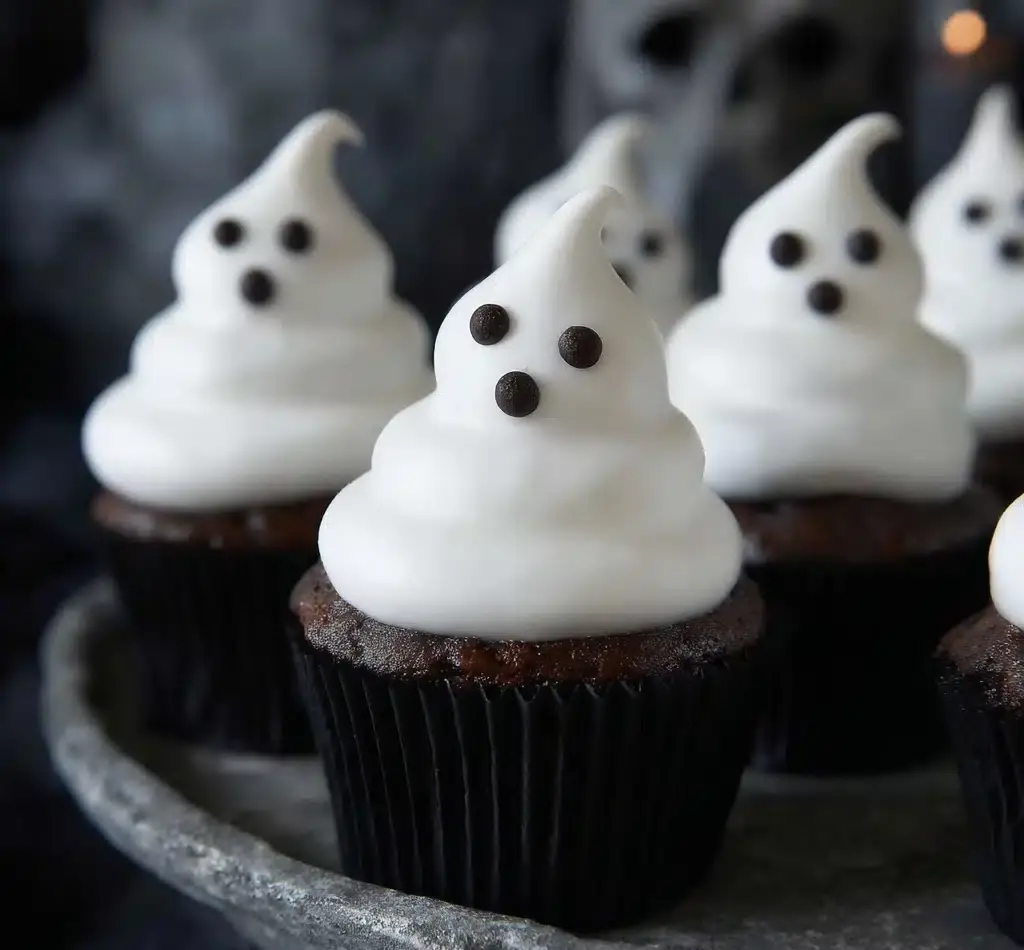 Ghost Cupcakes! Recipe