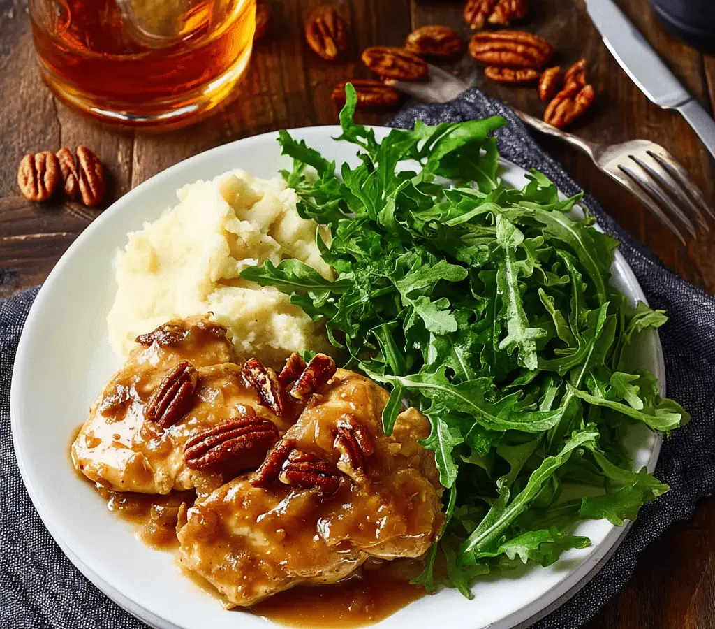Maple Bourbon Pecan Chicken Recipe
