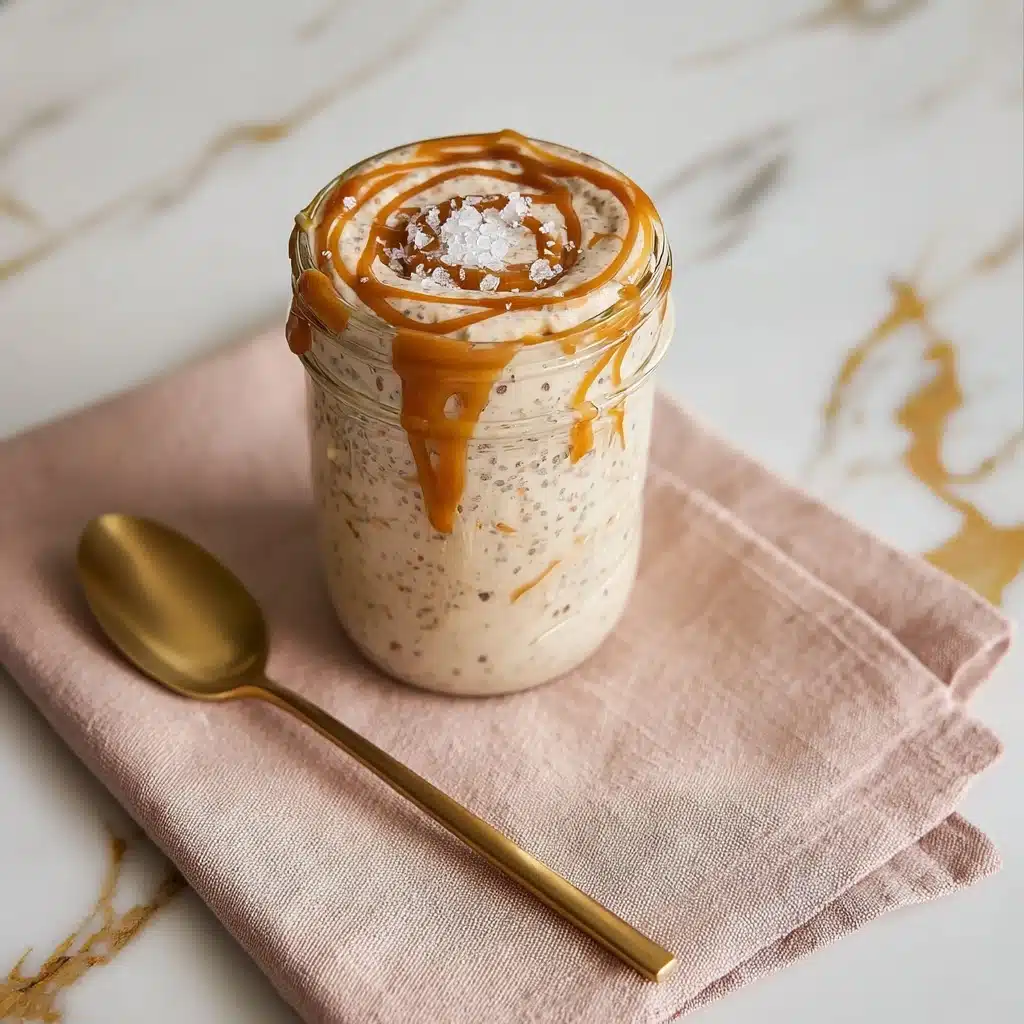 Salted Caramel Overnight Oats Recipe - Recipe Image