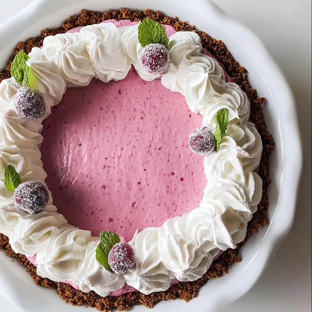 Cranberry Mousse Pie Recipe - Recipe Image