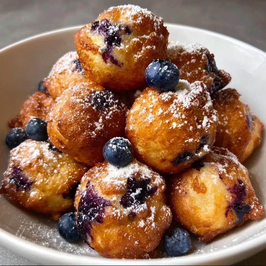 Air Fryer Blueberry Cottage Cheese Donut Holes Recipe - Recipe Image