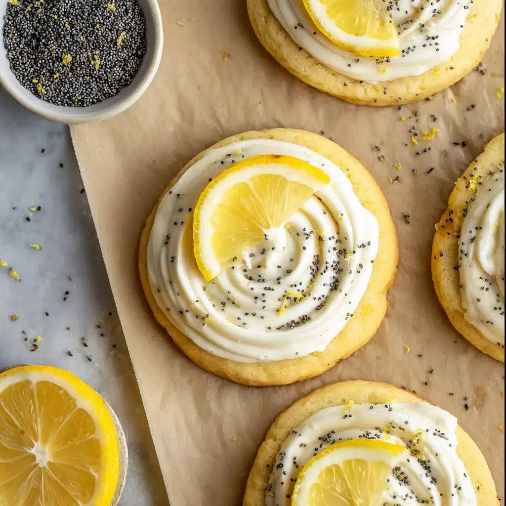 Lemon Poppy Seed Cheesecake Cookies Recipe - Recipe Image