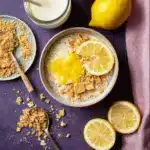 Lemon Cheesecake Overnight Oats Recipe