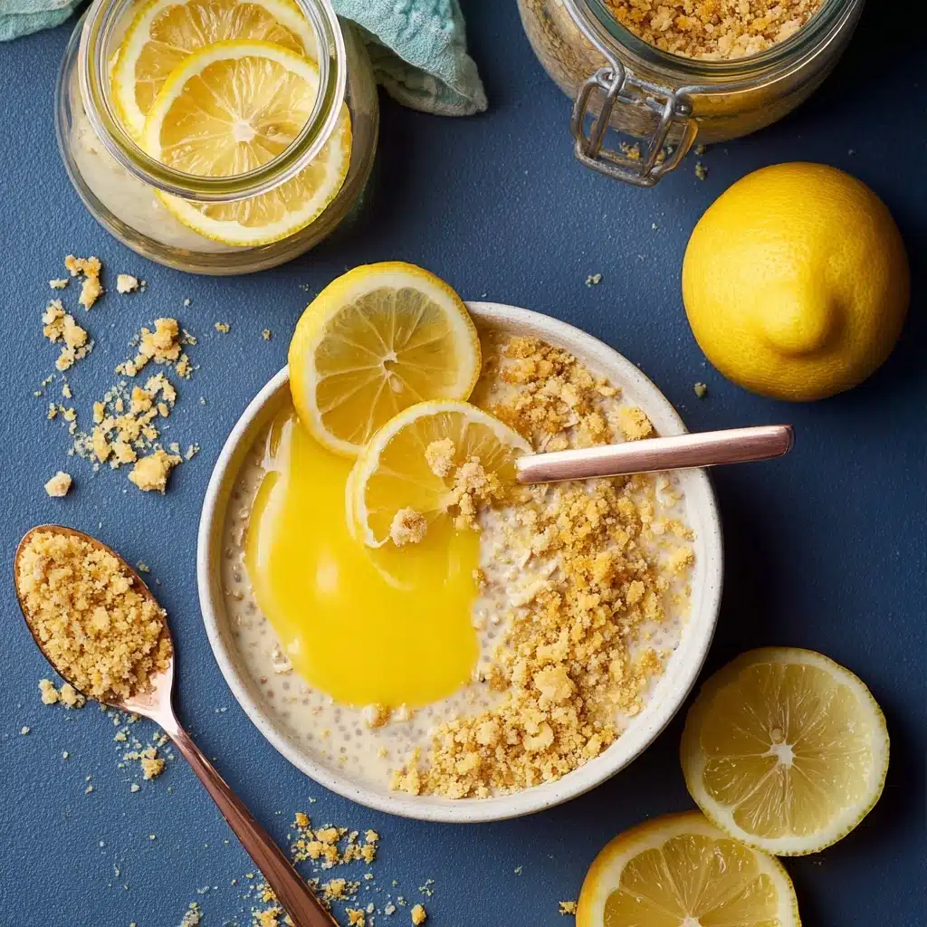 Lemon Cheesecake Overnight Oats Recipe - Recipe Image