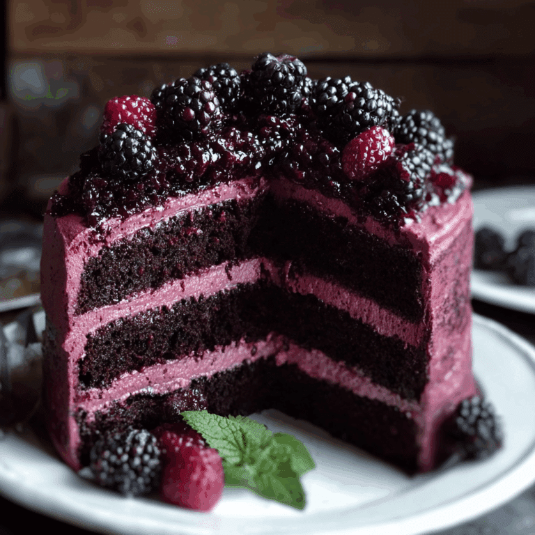Bourbon Blackberry Cake Recipe