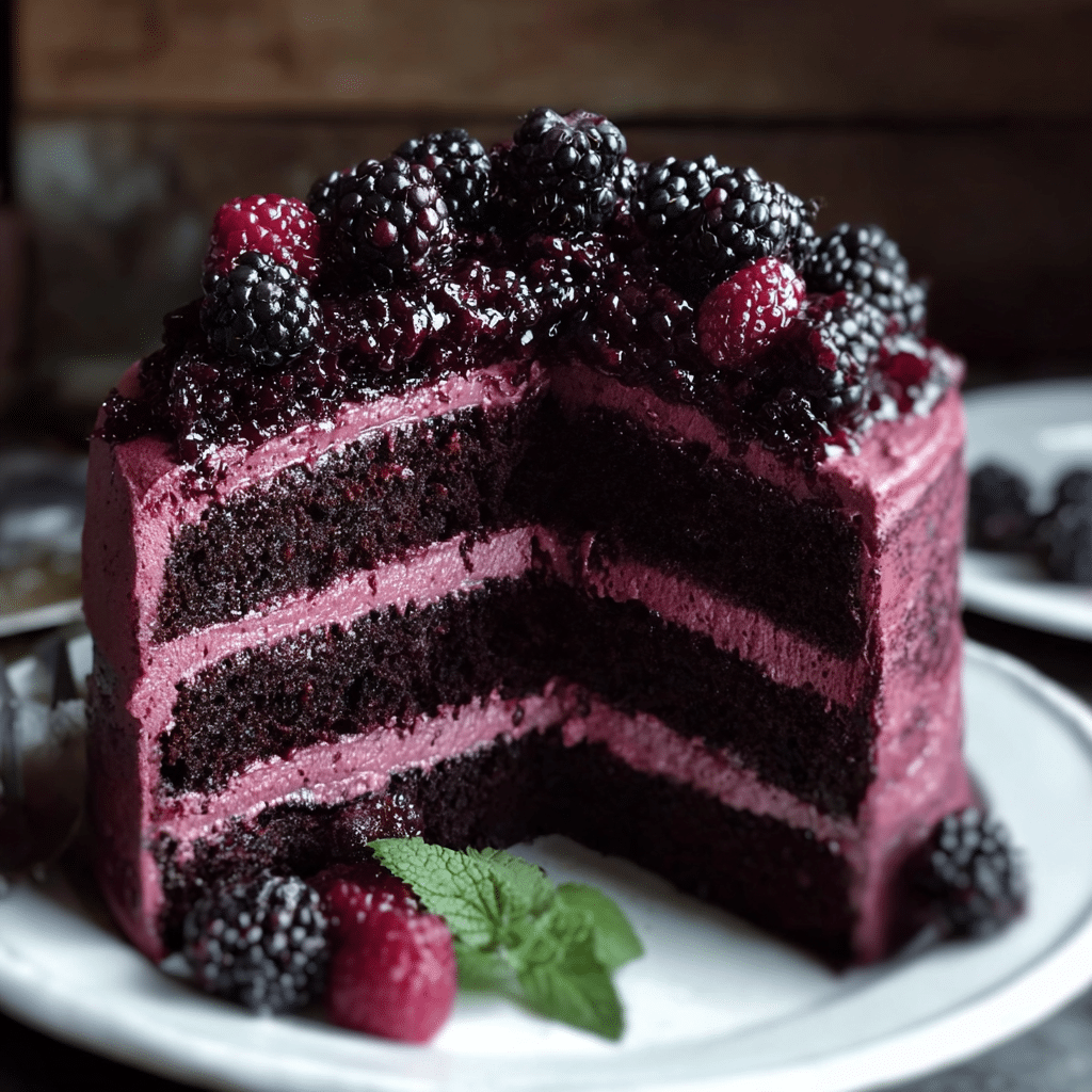 Bourbon Blackberry Cake Recipe