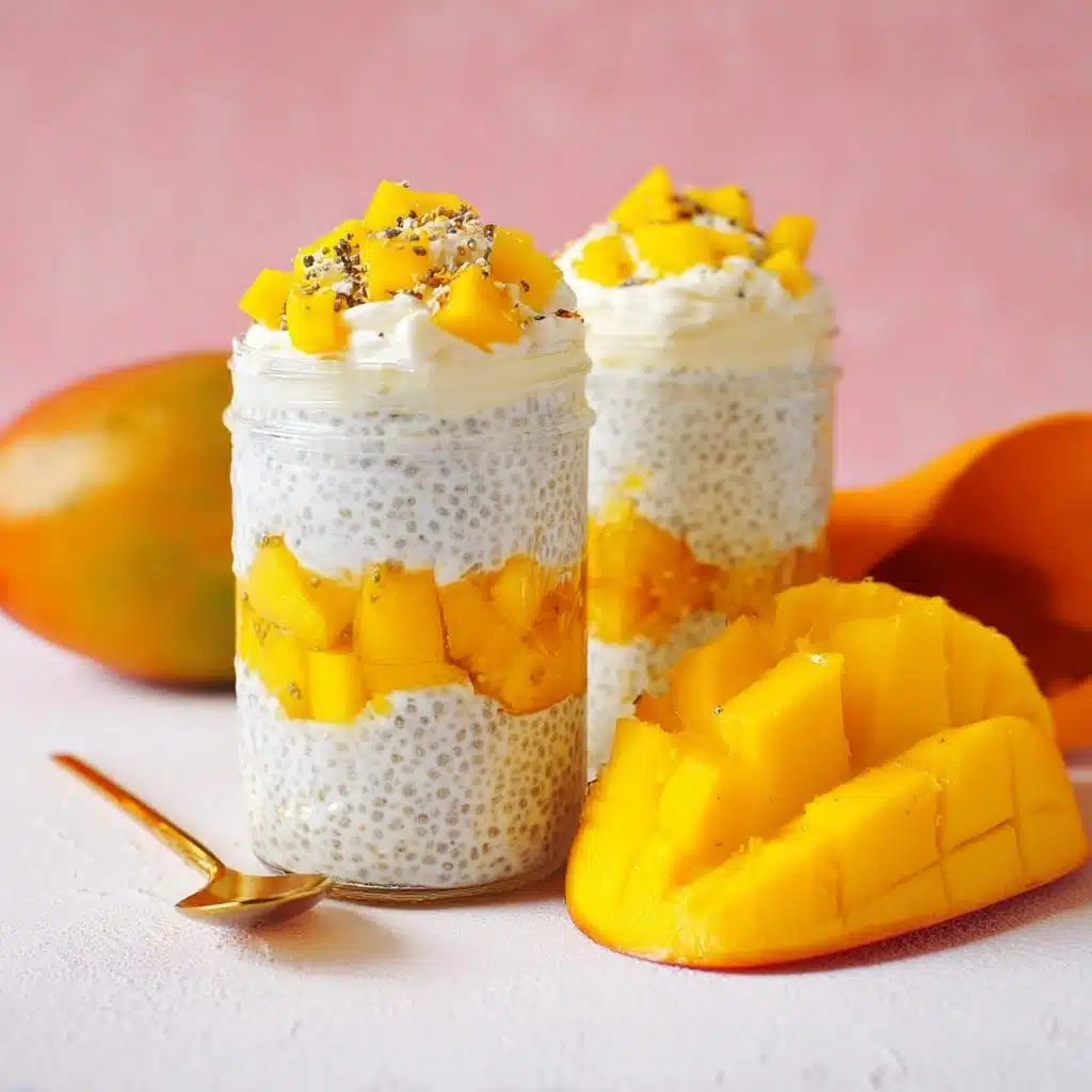 mango coconut overnight oats Recipe - Recipe Image
