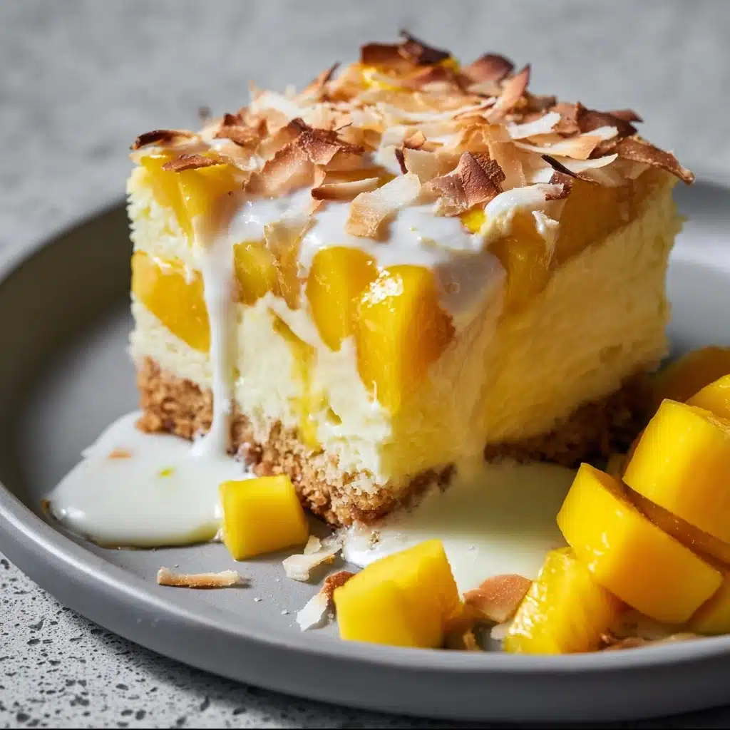 Mango Coconut Bread Pudding Recipe - Recipe Image