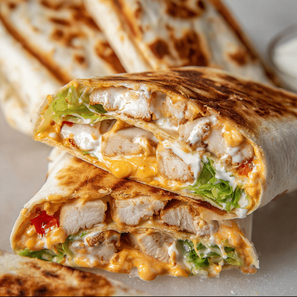 Chipotle Ranch Grilled Chicken Burrito Recipe - Recipe Image