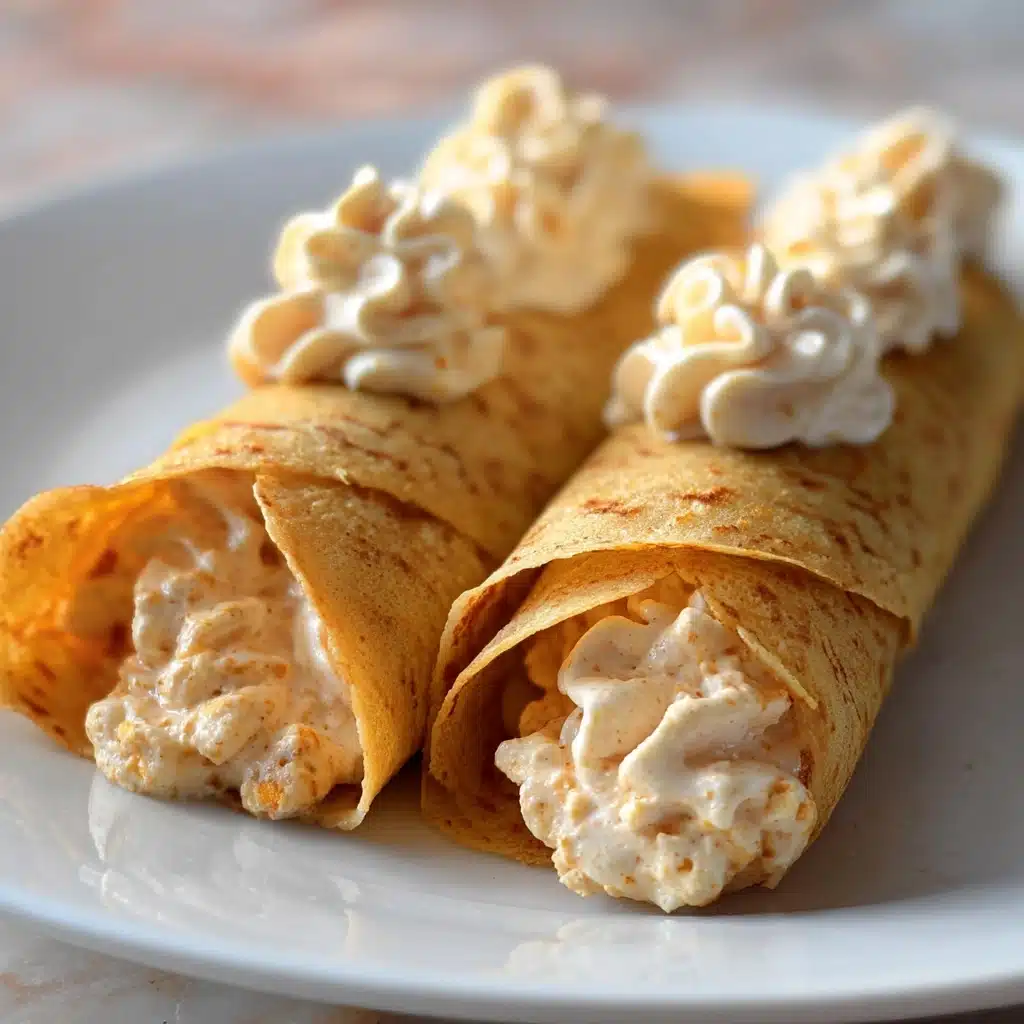 Pumpkin Crepes with Pumpkin Filling Recipe - Recipe Image