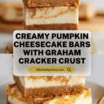 Pumpkin Cheesecake Bars Recipe
