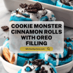Cookie Monster Cinnamon Rolls Recipe