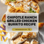 Chipotle Ranch Grilled Chicken Burrito Recipe