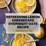 Lemon Cheesecake Overnight Oats Recipe