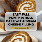 Fall Pumpkin Spice Roll Cake Recipe
