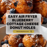 Air Fryer Blueberry Cottage Cheese Donut Holes Recipe