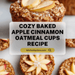 Tasty Baked Apple Cinnamon Oatmeal Cups Recipe