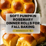 Rosemary pumpkin dinner rolls Recipe