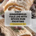 Gingerbread Yule Log Recipe