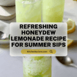 Honeydew Lemonade Recipe