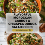 30 Minute Moroccan-Inspired Carrot & Chickpea Salad Recipe